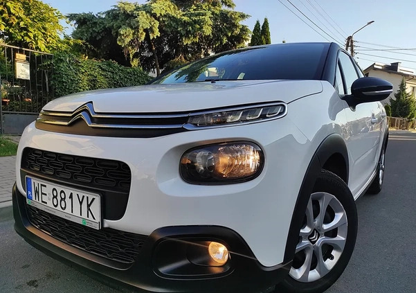 Citroen C3 cena 49900 przebieg: 80000, rok produkcji 2020 z Lipno małe 667